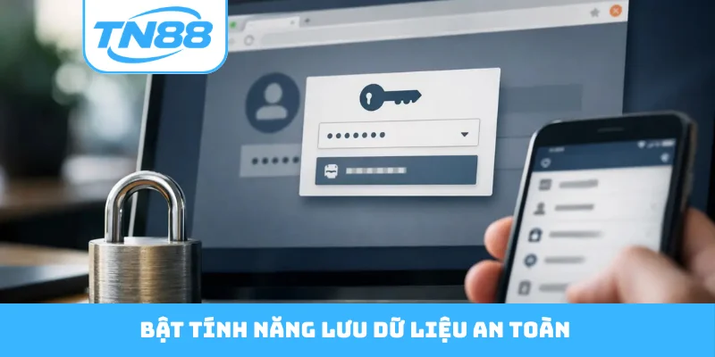 Bật tính năng lưu dữ liệu an toàn
